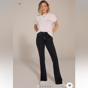 Favorite Daughter Valentina shortie super high rise tower black